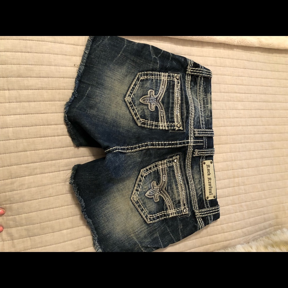 Rock revival Jean shorts